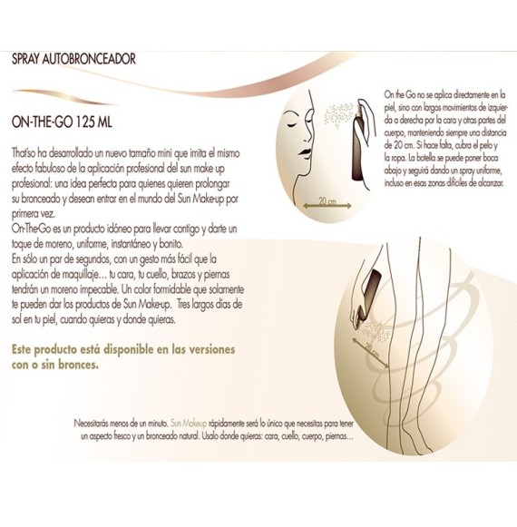 SPRAY TANNING MAKEUP ON-THE-GO DARK 125 ML -cosmeticadestellos.es