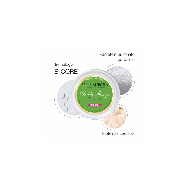 DOBLE FUERZA, BELLA AURORA, cremas faciales - cosmeticadestellos.es