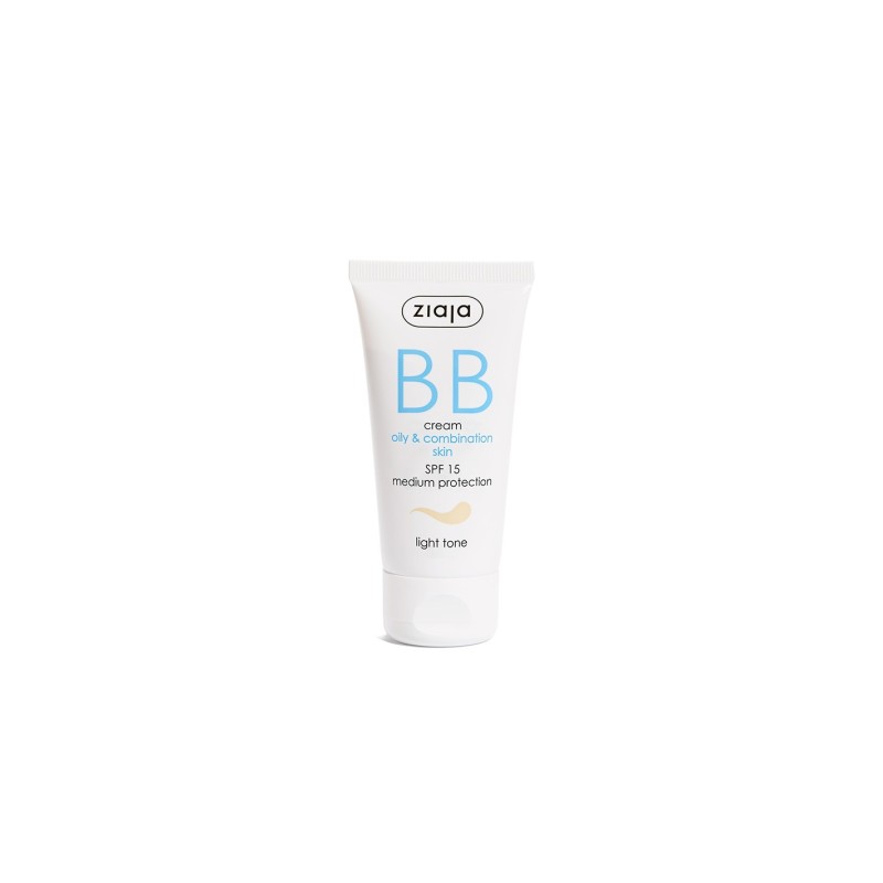 BB CREAM PIELES GRASAS/MIXTAS TONO CLARO, ZIAJA