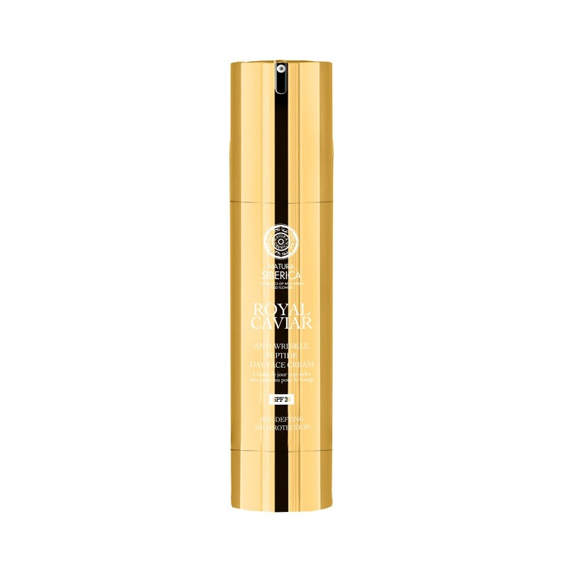 CREMA DE DÍA FACIAL ANTIARRUGAS CON PÉPTIDOS SPF20, NATURA SIBERICA