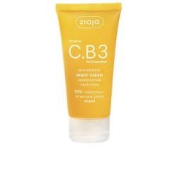 CREMA FACIAL DE NOCHE REGENERADORA VITAMINA C.B3 NIACINAMIDA, ZIAJA